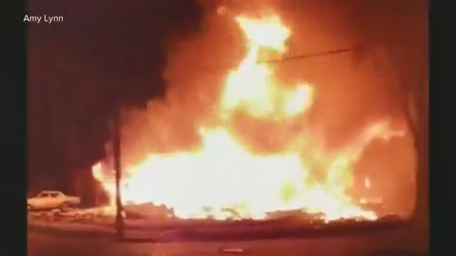 Authorities are   investigating a massive home explosion near Detroit, Michigan, with authorities believing it was gas related; no injuries reported. 