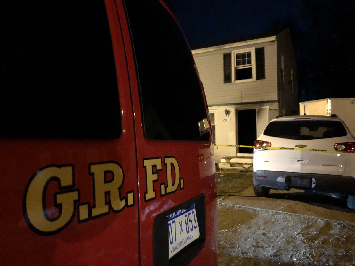 Scene of a fire on Dawes Avenue that we're told claimed the lives of a mother and child last night around 12:30. 