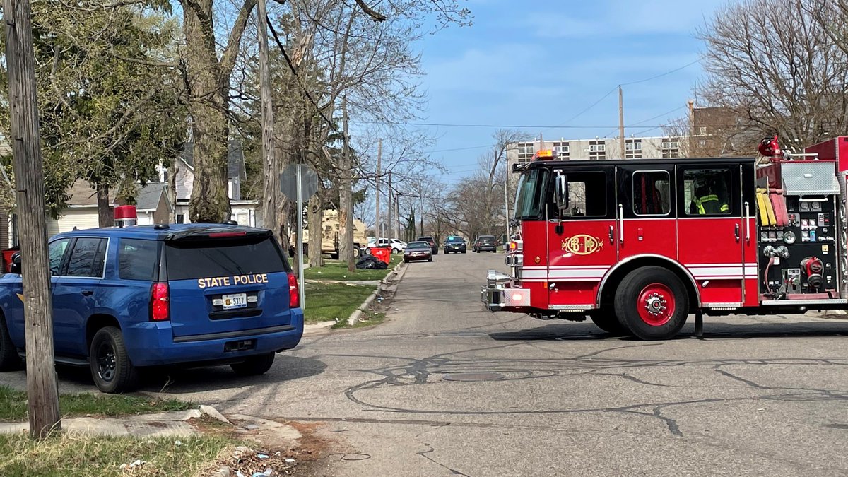 There's a  police presence right now after a shooting in Benton Harbor near Dr. Daniel Cook and Brunson.  One person suffered injuries that aren't thought to be life-threatening