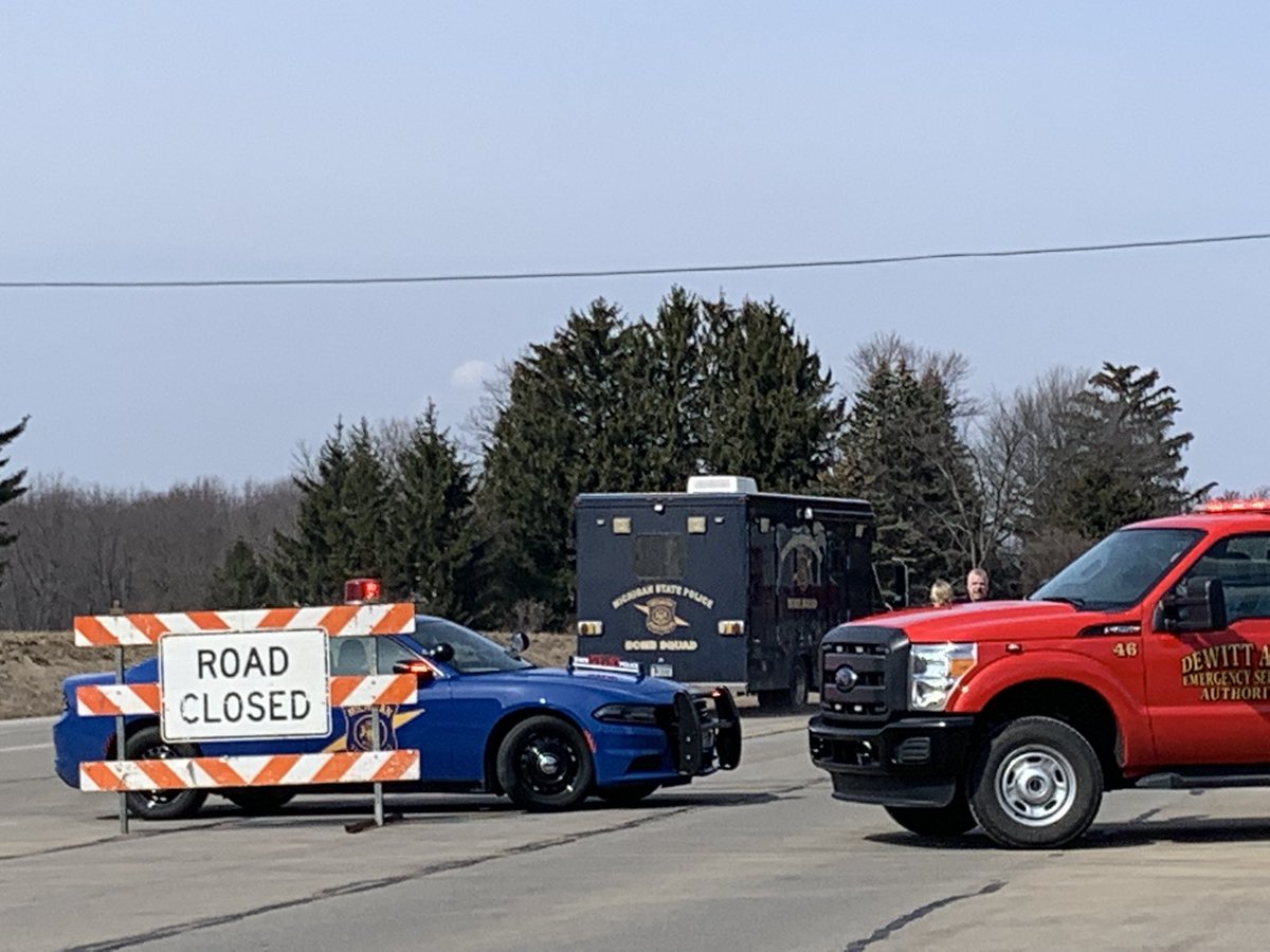 According to MSP, at around 2:10pm there was an officer involved shooting in the 6000 block of old US-27 in Olive Twp. No reported injuries at this time. s to come