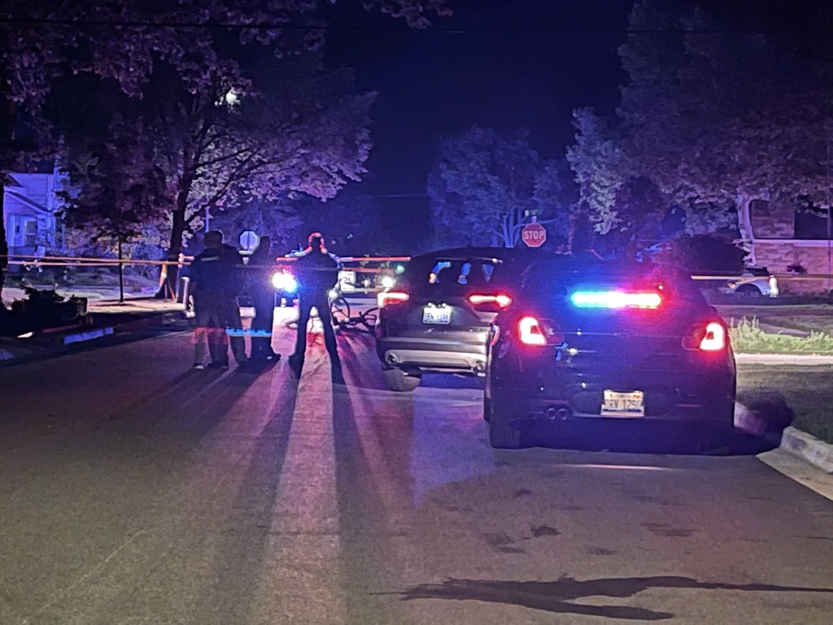 Holland Police are investigating a shooting near East 16th St. and College Ave. Two people were shot. No word on their condition. We see a bicycle in the middle of the street next to evidence markers