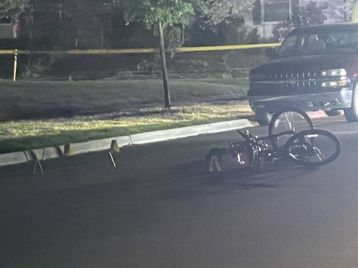 Holland Police are investigating a shooting near East 16th St. and College Ave. Two people were shot. No word on their condition. We see a bicycle in the middle of the street next to evidence markers