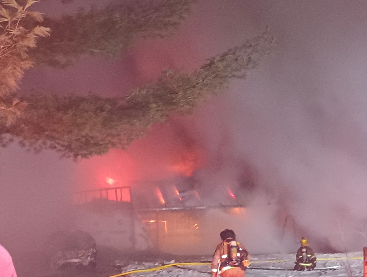 2nd fire of the night for member mi01 not to far from the 1st one fire knocked down  2023-03-06 23:00:00   2nd alarm   122 Palmer Street, Riverdale, Sumner Township, MI, USA  crews are working a fire in a 2.5 story vacant structure reported to be well off mi01   
