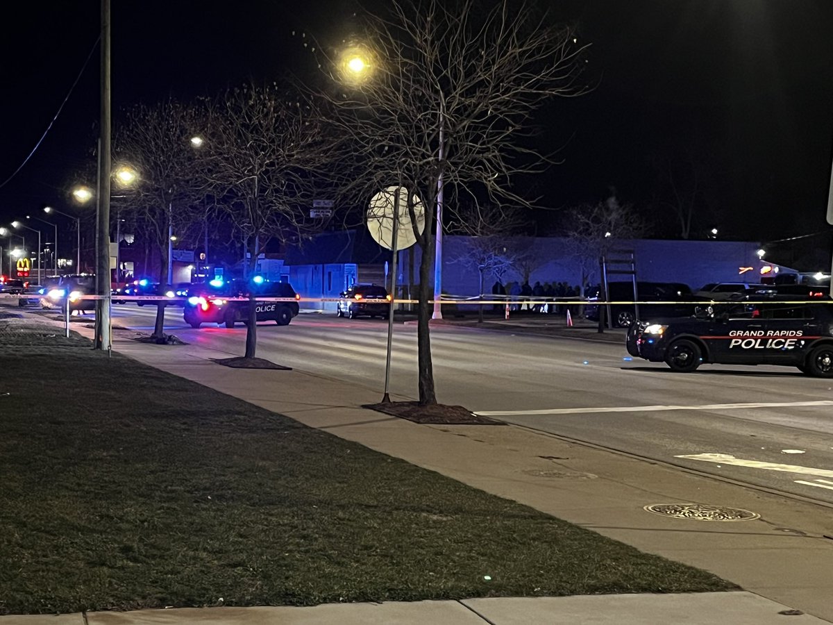 GRPD is investigating a fatal shooting on Division Ave S. 1 person dead, another injured. It happened just after midnight. A heavy police presence still remains as we approach 5am. The road is blocked between Garden and Labelle Streets