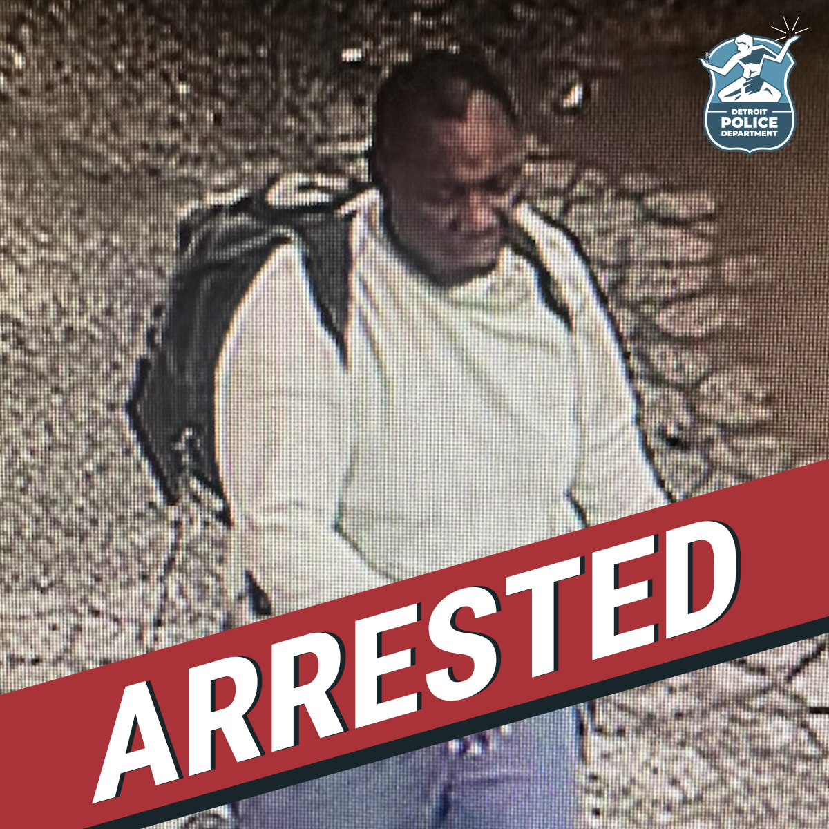 Arrested this suspect in connection to the robbery and aggravated assault of an adult male victim in the 9900 block of Gratiot that occurred on Sunday, July, 16