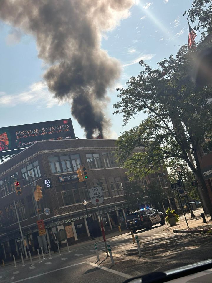 A fire has broken out in Kalamazoo's downtown. This is a developing story, so stay with WWMT as we are updated with more information. 