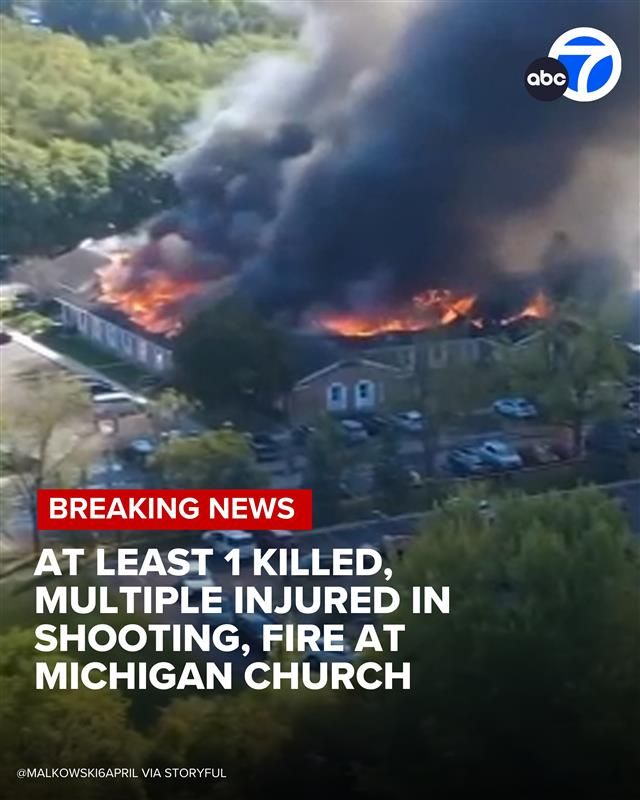Police say one person was killed and nine injured in a shooting at a Mormon church in Michigan, and the suspect is also dead.The shooting happened Sunday at The Church of Jesus Christ of Latter-day Saints in Grand Blanc, about 50 miles north of Detroit, Grand Blanc
