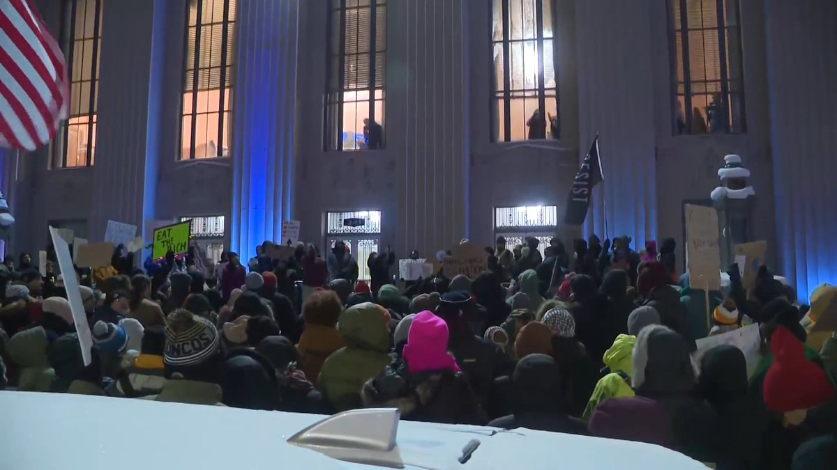Hundreds of people gathered in downtown Kalamazoo  to participate in a vigil and protest in response to two deadly shootings by ICE agents in Minneapolis