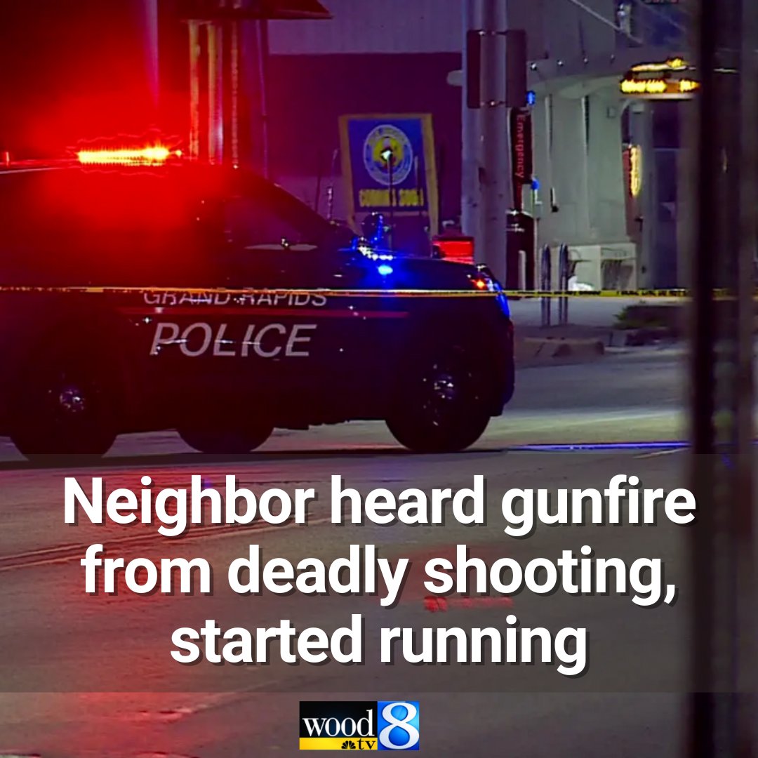 The Grand Rapids Police Department said the victim, an adult man, was taken to the hospital in a private vehicle. He died shortly afterward, police said.
